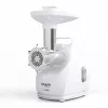 Meat Grinder SMAPP model 490.81 WHITE - 2200 W, 1 speed, 2.7 kg/min, 3 strainers, white, shredding attachment