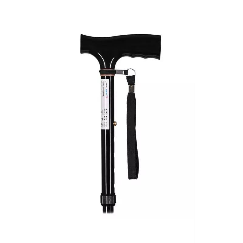 ActionMed LI100AM folding walking cane, black