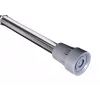Folding mobility cane ActionMed LI101AM — silver, ergonomic grip, hand strap, slip-resistant, pitch control