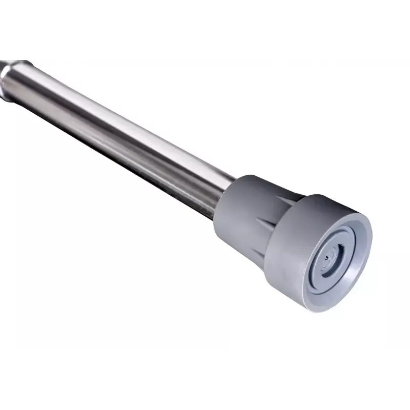 Folding mobility cane ActionMed LI101AM — silver, ergonomic grip, hand strap, slip-resistant, pitch control