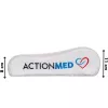 Orthopedic pillow ActionMed PO200AM — anatomical foam pillow for head and neck, 590×350 mm, max height 11 cm, washable cover