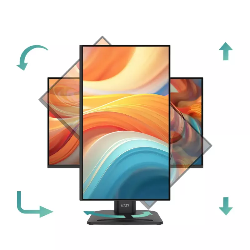 Monitor MSI Pro MP245PHG E14 23.8 inch (60.5 cm) Full HD 1920x1080 IPS LCD, 4 ms, 300 cd/m², VESA, USB hub, speakers
