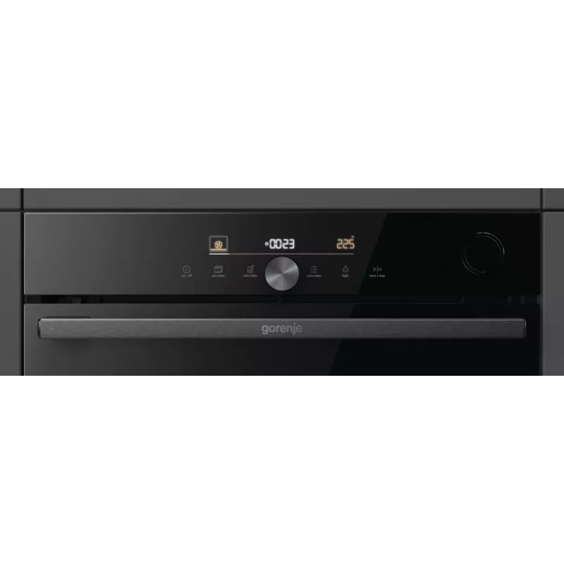 Gorenje G600 Elektrisk ugn BPSA6747DGWI RAL9005, Large, Electric, 77 L, 3500 W, 77 L, 2300 W