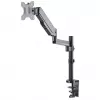 Manhattan Desk Mount for TV & Monitors (Full Motion Gas Spring), For screens 13 inch to 27 inch, Clamp or Grommet Assembly, VESA compatibility: 75x75mm and 100x100mm - check the dimensions of the four mounting holes on back of screen to ensure it fits, Max 8kg, Bracket