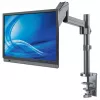 Manhattan Desk Mount for TV & Monitors (Full Motion Gas Spring), For screens 13 inch to 27 inch, Clamp or Grommet Assembly, VESA compatibility: 75x75mm and 100x100mm - check the dimensions of the four mounting holes on back of screen to ensure it fits, Max 8kg, Bracket