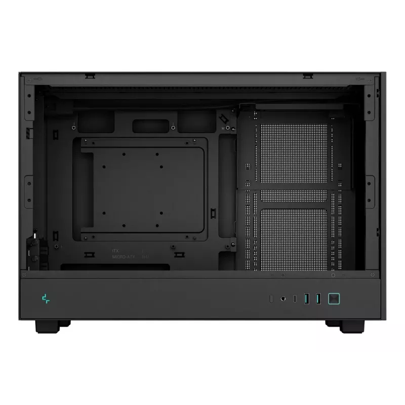 PC case DeepCool CH260 Micro Tower Black — Micro-ATX/Mini-ITX, tempered glass, USB-C, max GPU 413 mm