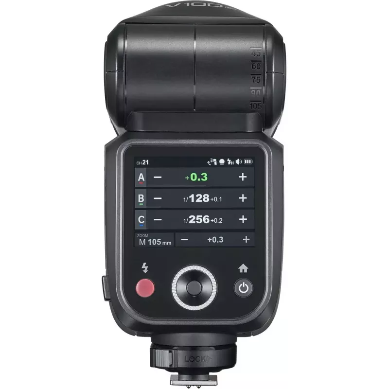 Flash Godox V100 for Sony — portable 100 Ws camera flash, built-in rechargeable battery