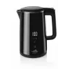 Electric kettle ETA Emma 1.5 L 2200 W stainless steel, black, 360° base