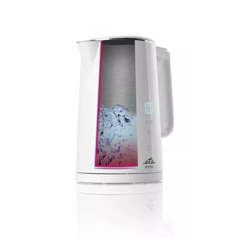 Electric kettle ETA 1.5 L 2200 W White stainless steel with adjustable thermostat