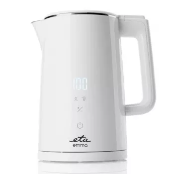 Electric kettle ETA 1.5 L 2200 W White stainless steel with adjustable thermostat