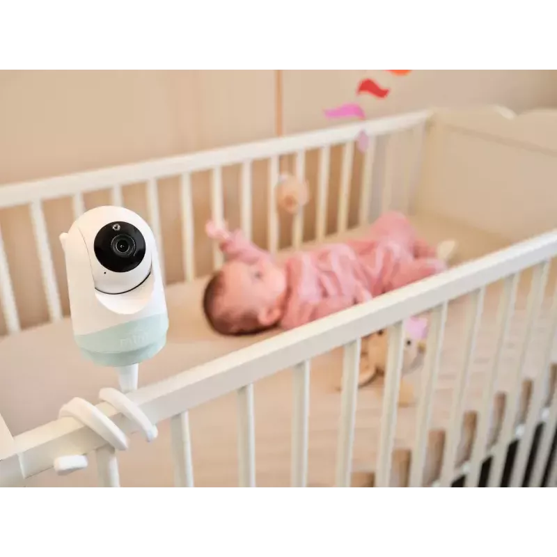 Baby monitor ETA ETA530690000 with flexible camera, white/green, remote visual monitoring