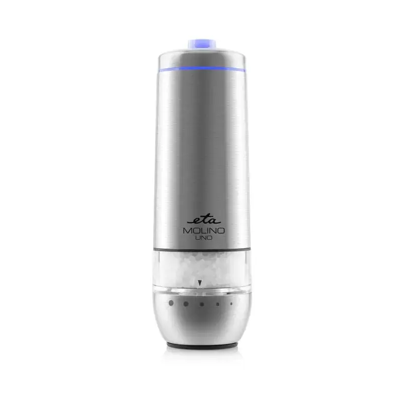 Electric spice grinder ETA Molino Uno ETA292890000 stainless steel compact countertop mill for pepper and dried herbs