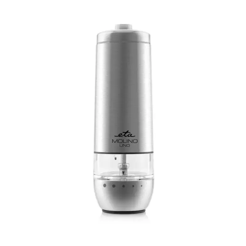 Electric spice grinder ETA Molino Uno ETA292890000 stainless steel compact countertop mill for pepper and dried herbs