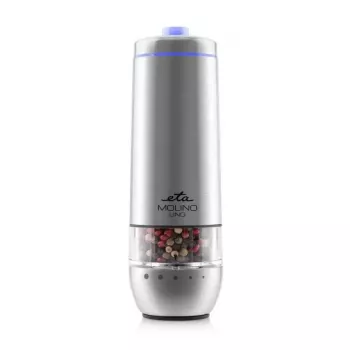 Electric spice grinder ETA Molino Uno ETA292890000 stainless steel compact countertop mill for pepper and dried herbs