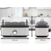 Electric egg cooker ProfiCook 501275 — stainless steel, 7‑egg capacity, omelette/poaching insert