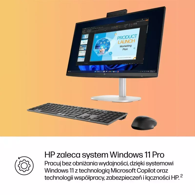 All-in-One PC HP EliteStudio 8 AiO G1i Ultra 5 23.8 inch FHD Touch IPS 16GB DDR5 512GB SSD Win11 Pro