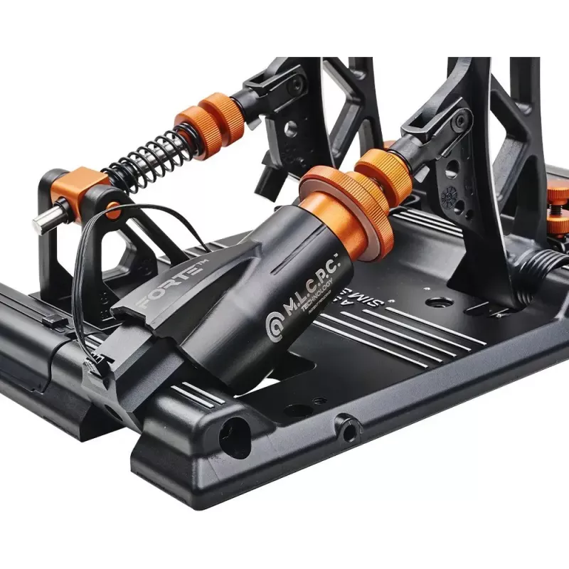 Gas and Brake Pedal Set Asetek Forte Sim Racing 40-010-0000003 for Racing Simulators