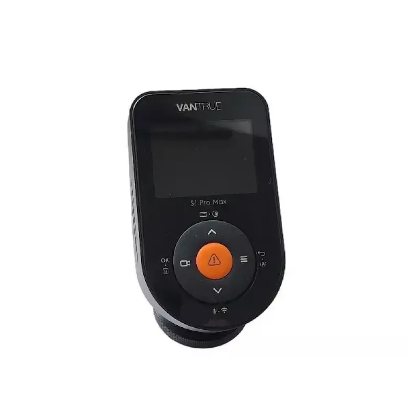 Car dash camera VANTRUE S1PRO MAX — compact 2-channel recorder, 3840×2160 F/1.8, 155° main, Wi‑Fi, GPS, 2 inch display, parking mode, microSD up to 1 TB