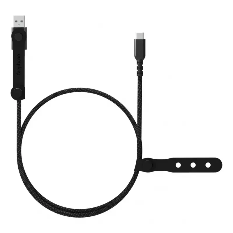 USB cable Fairphone ACCABL-2CC-WW1 USB 2.0 1 m USB C Black