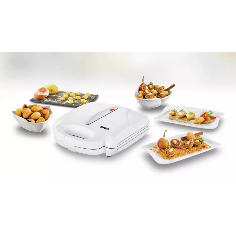 Unold 48360 waffle iron 24 waffle(s) 1400 W Stainless steel, White