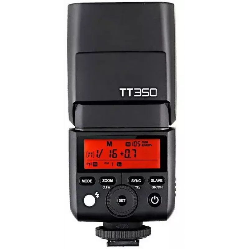 Compact flash Godox TT350 Black 2.2s recycle time AA battery