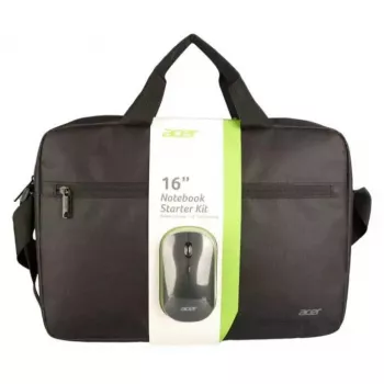 Briefcase Acer GP.ACC11.03V 40.6 cm (16 inch) Black Carrying handle Shoulder strap