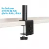 Manhattan Desk Mount for Monitors & Laptop Combo (Full Motion), For screens: 10-27 inch, Laptop up to 17 inch, Clamp Assembly, VESA compatibility: 75x75 and 100x100mm - check the dimensions of the four mounting holes on back of screen to ensure it fits, Max 8kg, Bracket