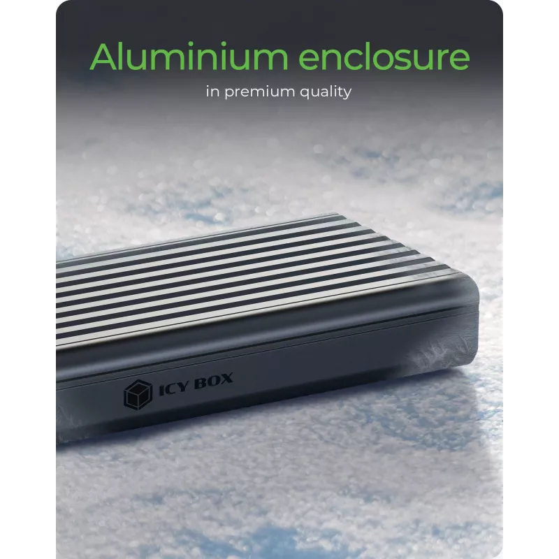 ICY BOX IB-1917M-C32a SSD enclosure Black M.2