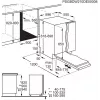 Built-in dishwasher Electrolux ESL5315LO, full size 60 cm, 13 place settings, 45 dB, 5 programs, E class