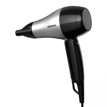Grundig HD 2200 hair dryer 1200 W Black, Silver