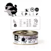 Wet cat food 3coty Turkey with goose for kittens 80 g pouch — complete junior feed