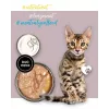 Wet cat food 3coty Turkey with goose for kittens 80 g pouch — complete junior feed