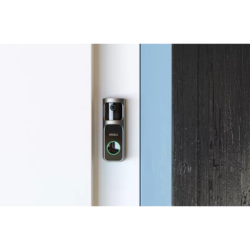 Imou Doorbell 2S Kit Black 3 MP Wireless Wall Mount