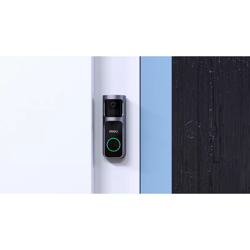Imou Doorbell 2S Kit Black 3 MP Wireless Wall Mount
