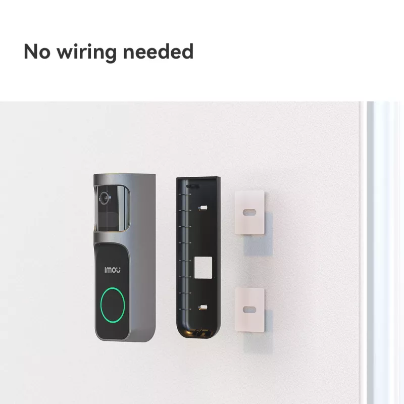 Imou Doorbell 2S Kit Black 3 MP Wireless Wall Mount