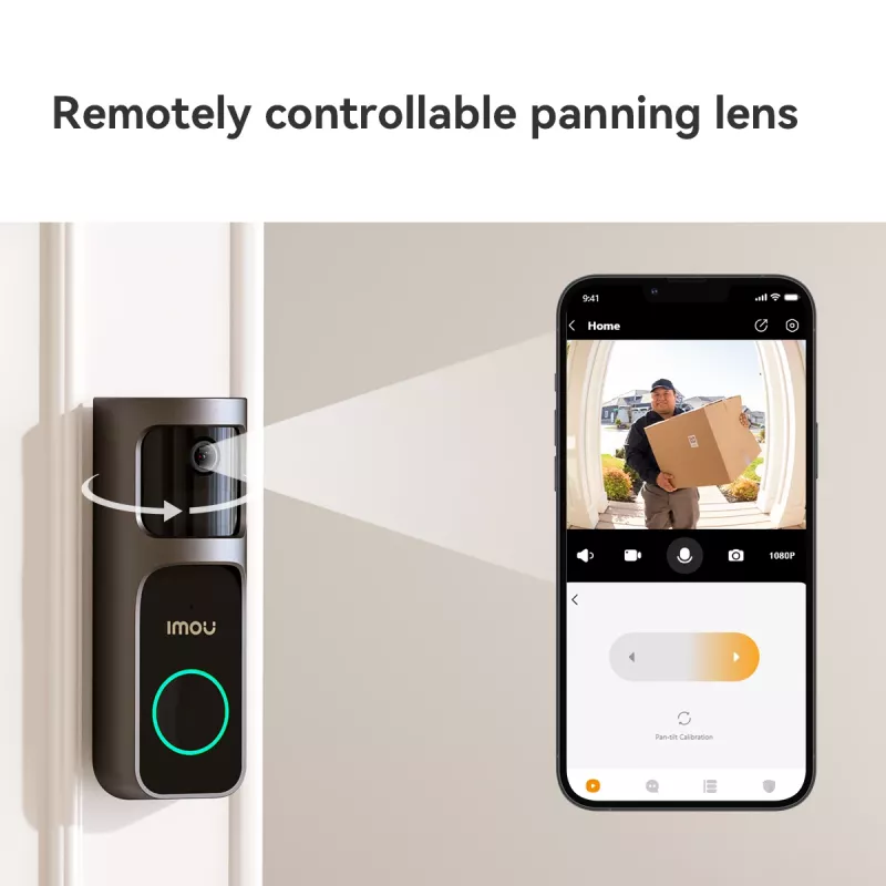 Imou Doorbell 2S Kit Black 3 MP Wireless Wall Mount