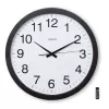 Hama Aruba Quartz clock Circle Black, White