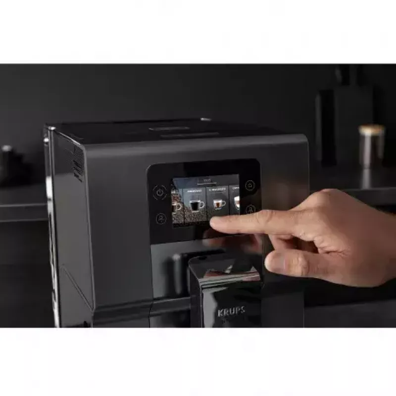 Espresso machine KRUPS EA875U 3 L water tank, 250 g bean hopper, Thermoblock, 1450 W