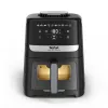 Tefal Easy Fry Silence EY5568E0 fryer Single 5 L Stand-alone Hot air fryer Black, Stainless steel