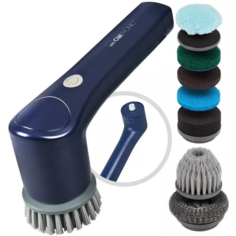 Clatronic ERB 3815 A cordless electric cleaning brush with 8 attachments