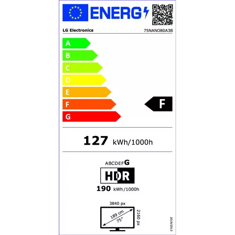 LG NanoCell AI NANO80 75NANO80A3B TV 190.5 cm (75 inch) 4K Ultra HD Smart TV Wi-Fi Black