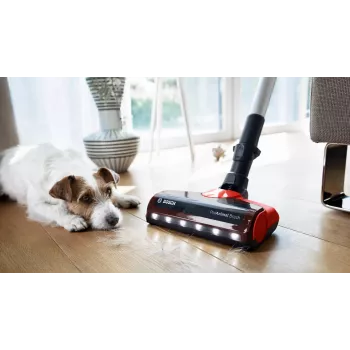 Bosch BCS711PET stick vacuum/electric broom Battery Dry Bagless 0.3 L Black, Red 3 Ah