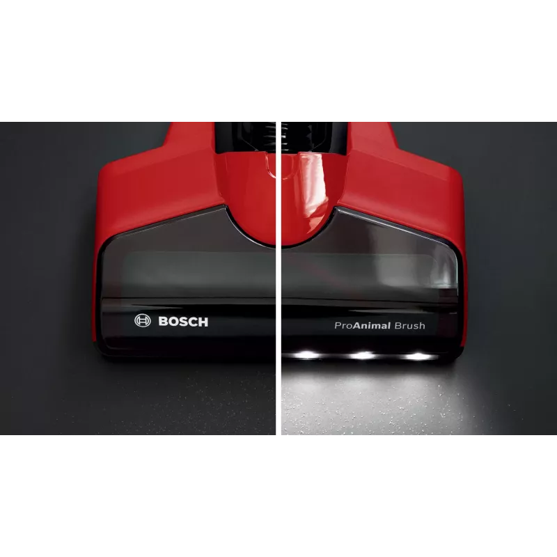 Bosch BCS711PET stick vacuum/electric broom Battery Dry Bagless 0.3 L Black, Red 3 Ah