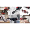 Bosch BCS711PET stick vacuum/electric broom Battery Dry Bagless 0.3 L Black, Red 3 Ah
