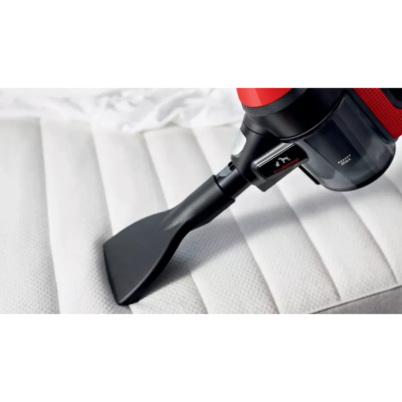 Bosch BCS711PET stick vacuum/electric broom Battery Dry Bagless 0.3 L Black, Red 3 Ah