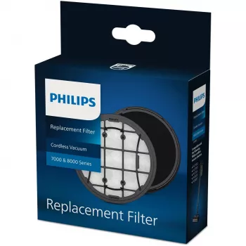 Vacuum cleaner filter Philips XV1681 for stick vacuums, black/white, pack of 1