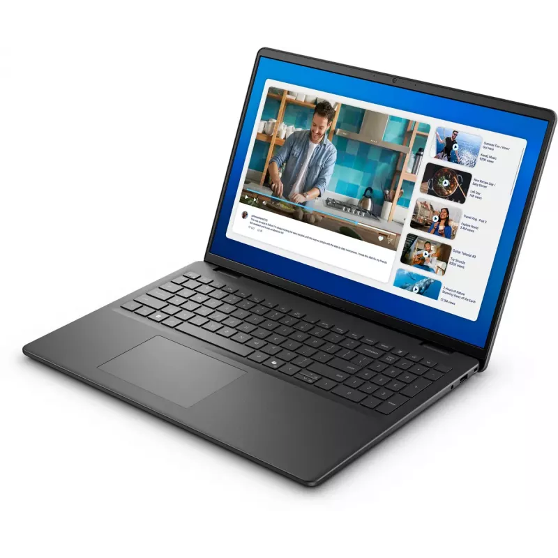 DELL DC16250 Intel Core 5 120U Laptop 40.6 cm (16 inch) Full HD+ 16 GB DDR5-SDRAM 512 GB SSD Wi-Fi 6 (802.11ax) Windows 11 Home Black