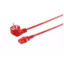 Microconnect MC-SCHUANGC13180R power cable Red 1.8 m Power plug type E+F C13 coupler