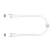 USB-C to USB-C charging/data cable j5create JUCX17W, 60W, liquid silicone, 1.8 m, white