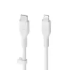 USB-C to USB-C/Lightning cable Belkin CAA009BT2MWH, 2 m, white